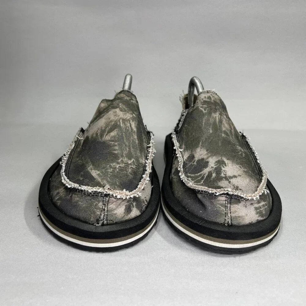 Sanuk Men's Size 8 Vagabond Soft Top Tie Dye Slip On‎ Loafers
